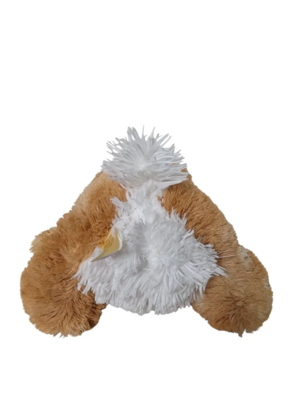Dan Dee 2022 Easter Bunny Rabbit Brown White Lop Ear Blue Bow Spring Plush 13.5